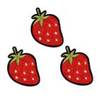 Popular Kids Clothing Custom Iron On Patches Badges Flags Strawberry