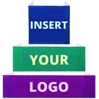 Personalized Woven Apparel Brand Name Labels End Folded Main Labels For Clothing